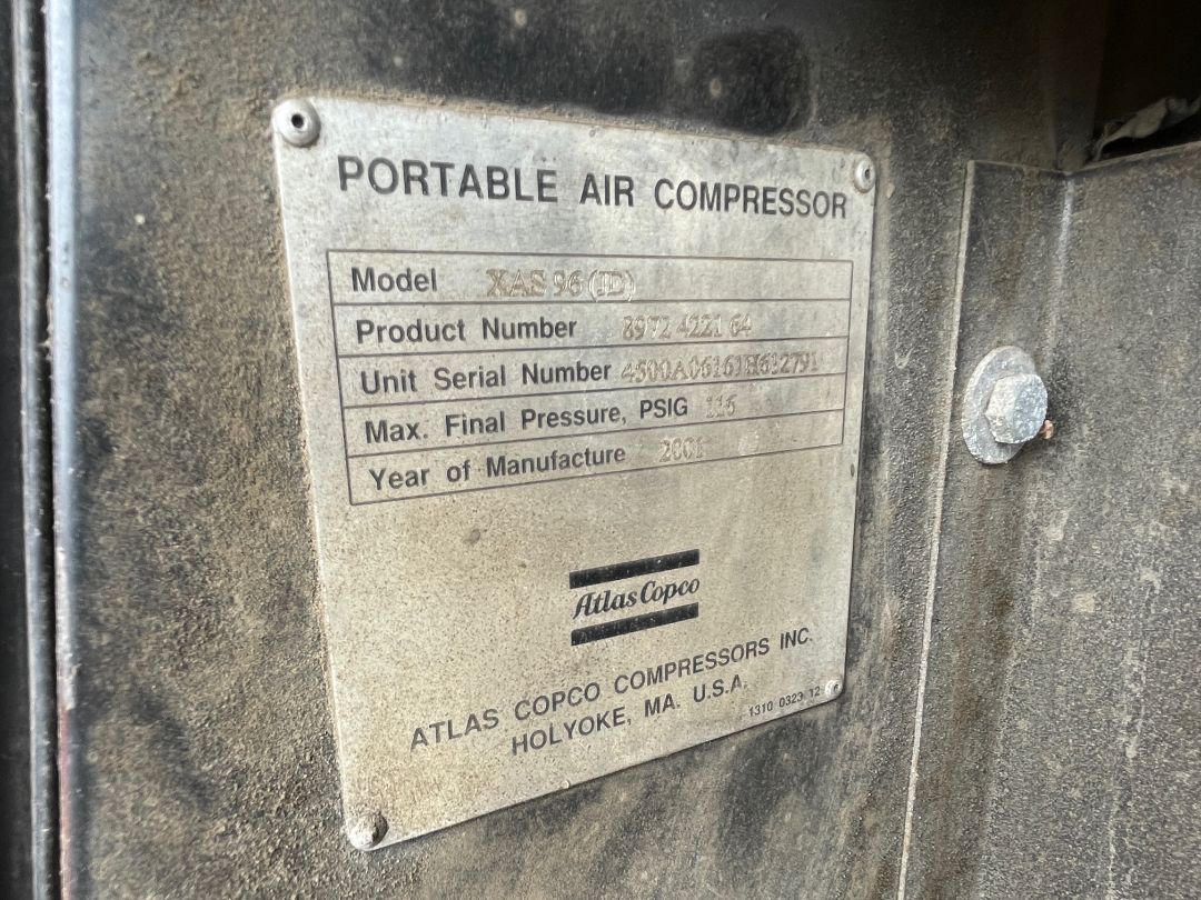 2001 ATLAS COPCO XAS96 - Image 15